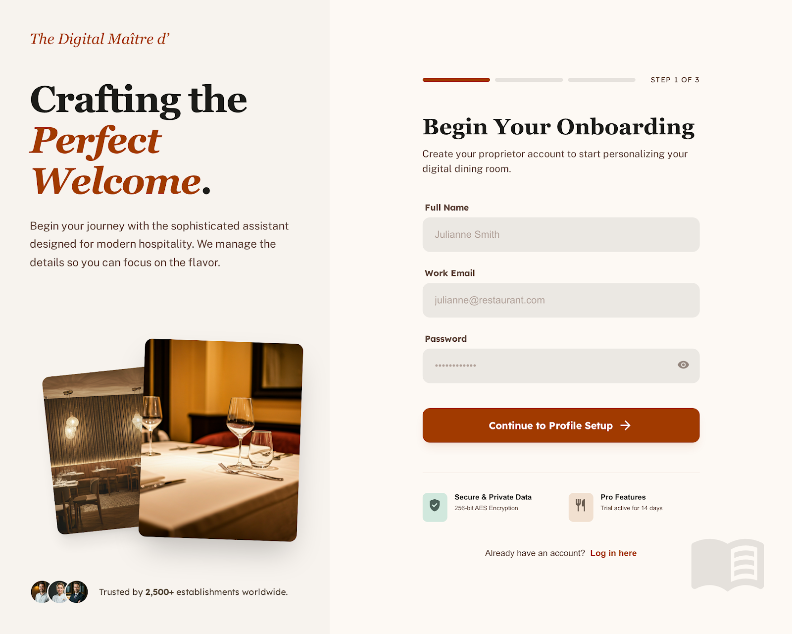 QDiner UI/UX design